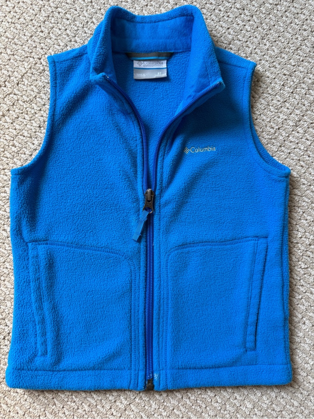 Columbia Bright Blue Women's Fleece Vest